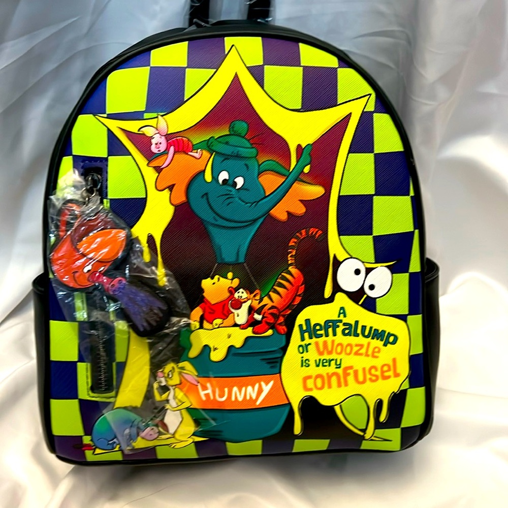 Disney Danielle Nicole Winnie The Pooh Heffalump Backpack NWT